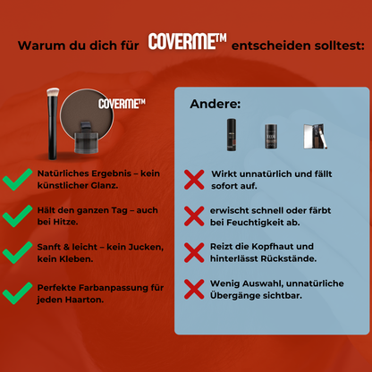 CoverMe - Dein Haaransatzpuder
