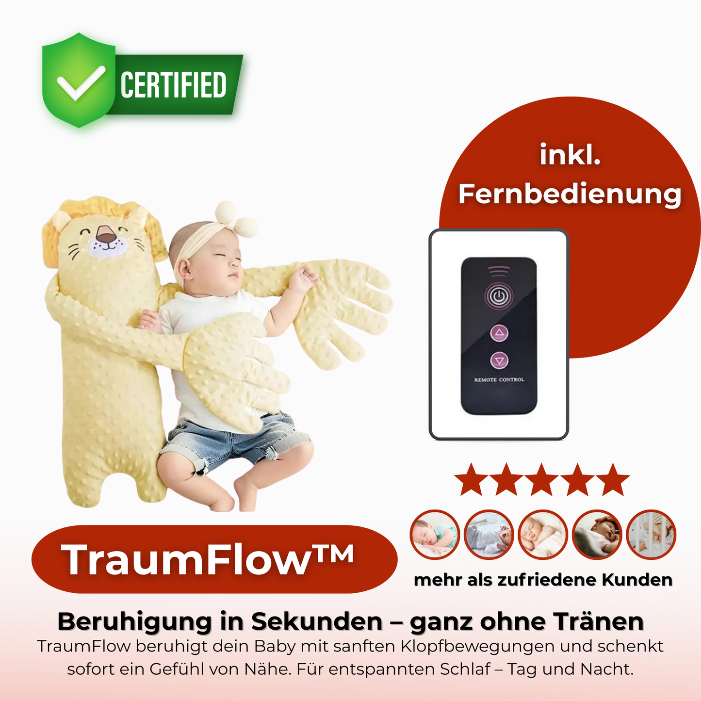 TraumFlow - das beruhigende Einschlaf-Kuscheltier